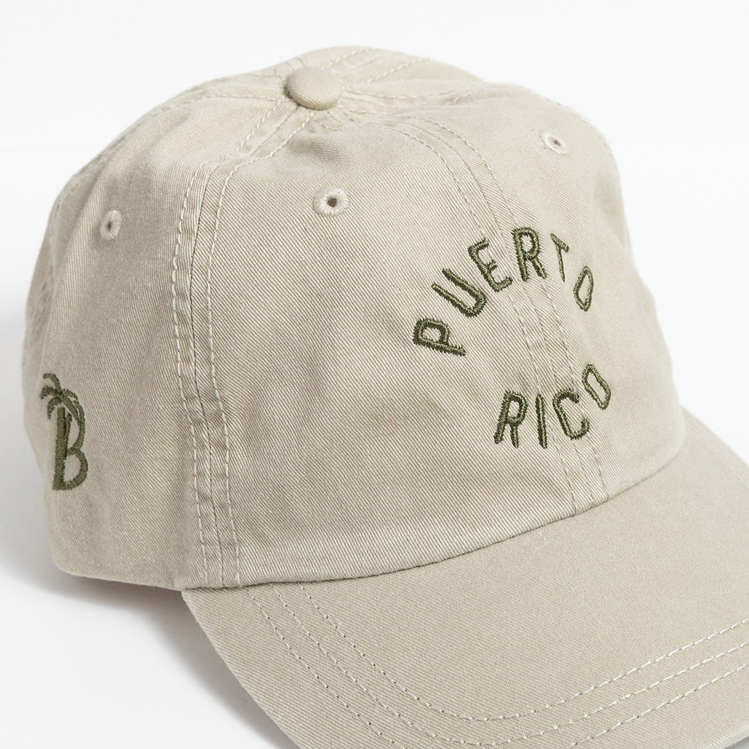Puerto Rico - Stone - Pigment Dyed Cap