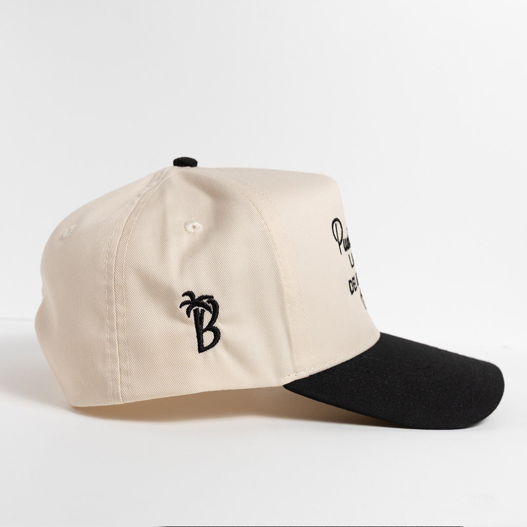 Puerto Rico Las Isla 787 - Natural/Black - Ball Cap