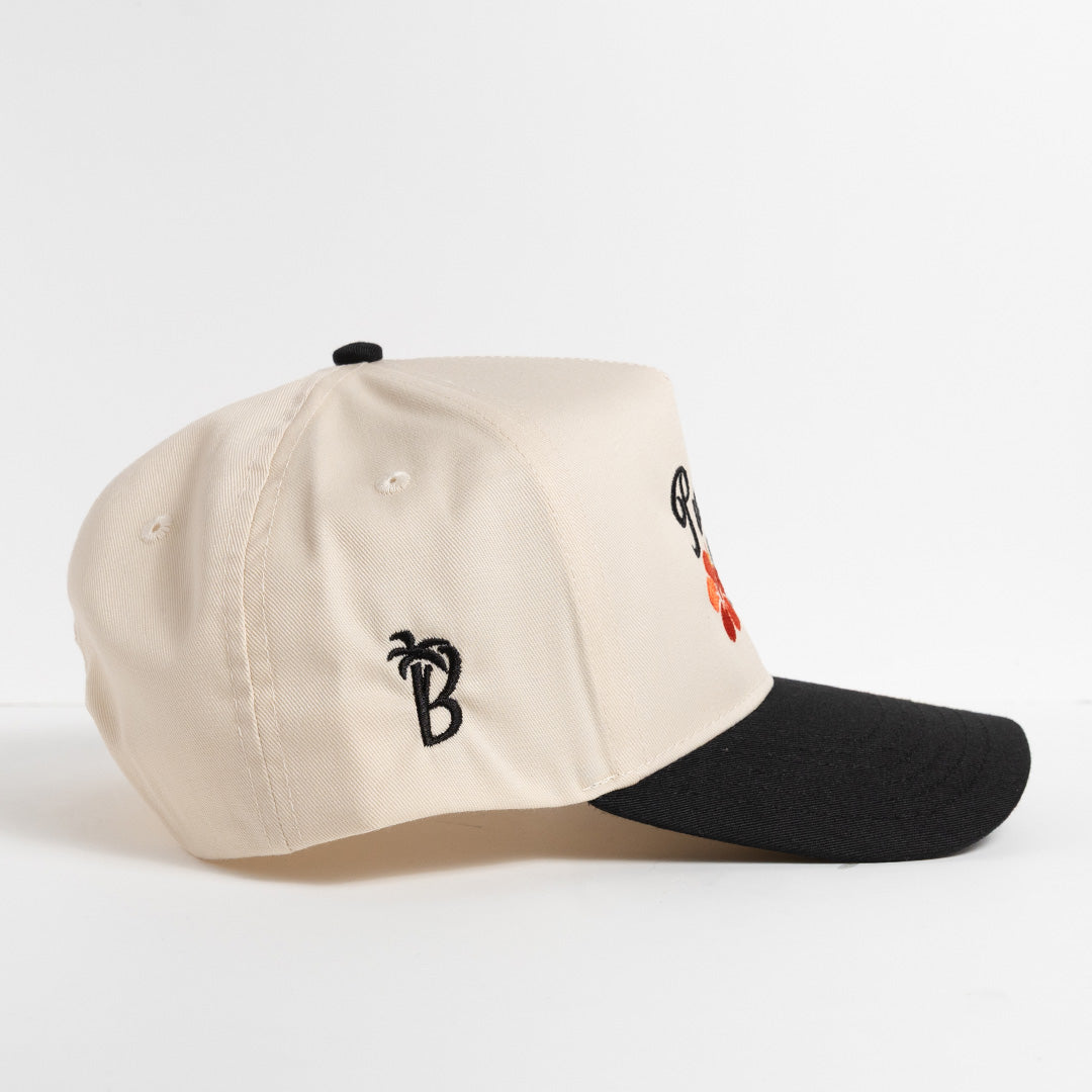 Puerto Rico Flor De Maga - Natural/Black - Ball Cap