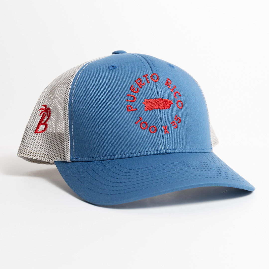 Puerto Rico 100 x 35 - Trucker Hat
