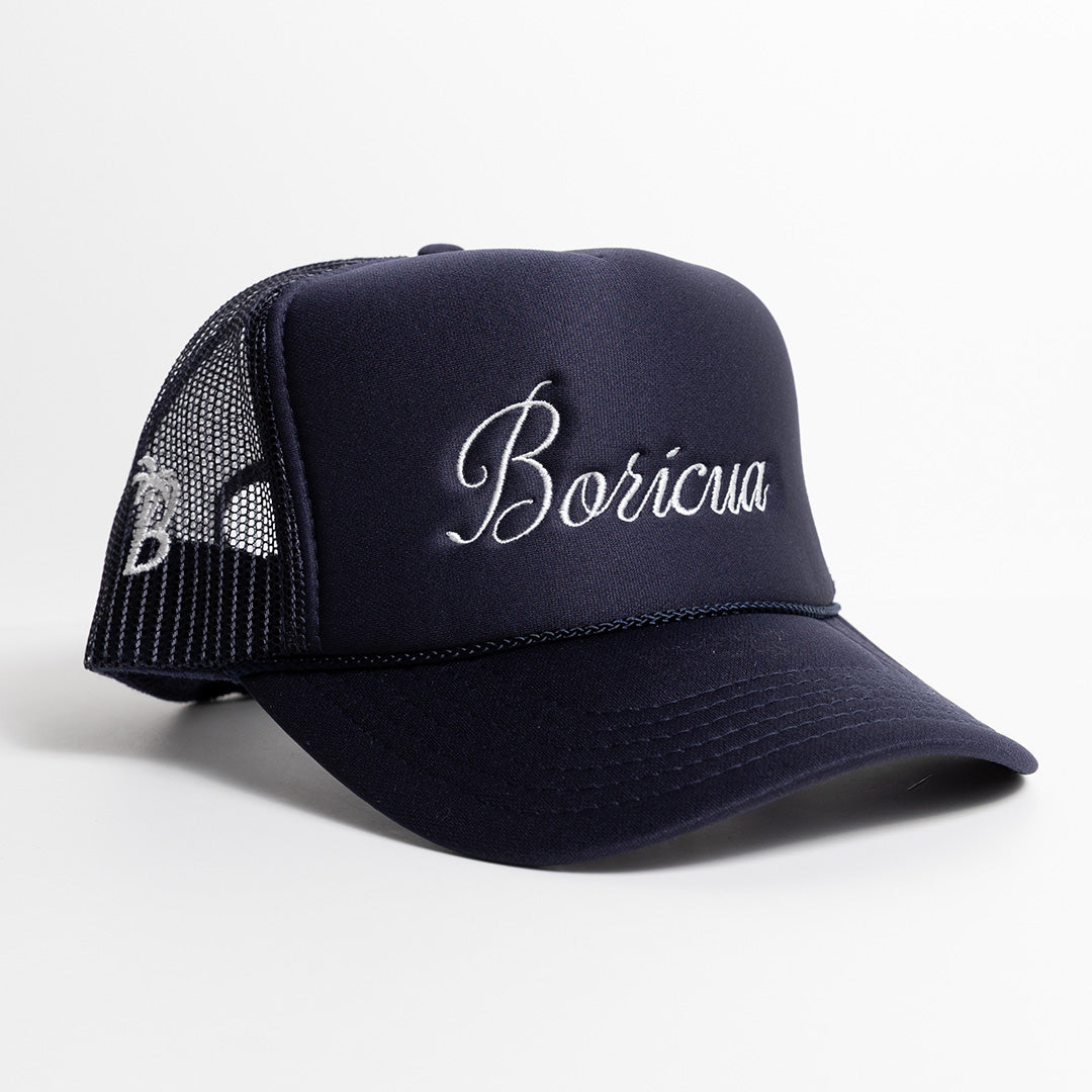 Boricua - Navy - Foam Cap